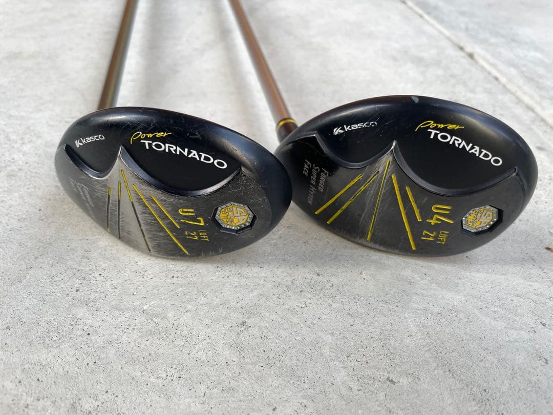 キャスコ パワートルネード8 4UT21度と7UT27度の2本セット