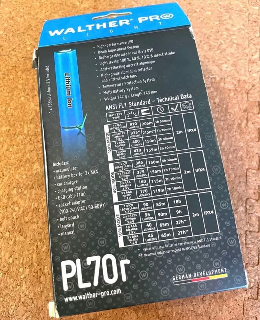 WALTHER PROライトPL70r ワルサープロ