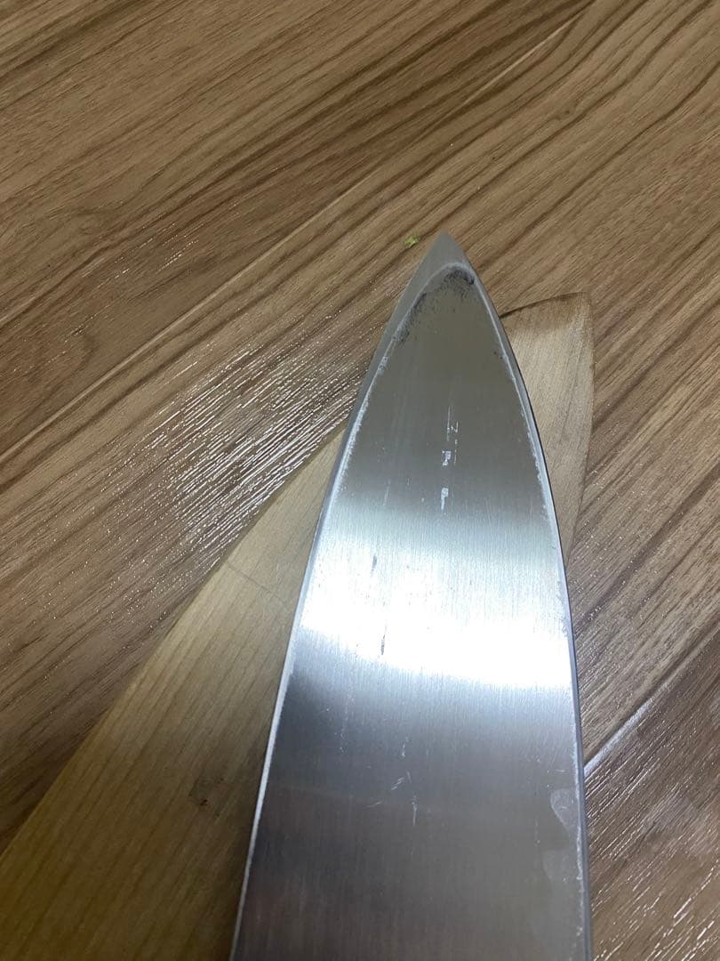 ゴールデンウィーク］道玄　大きい出刃包丁　青鋼　刃渡り8寸　元幅7.5cm