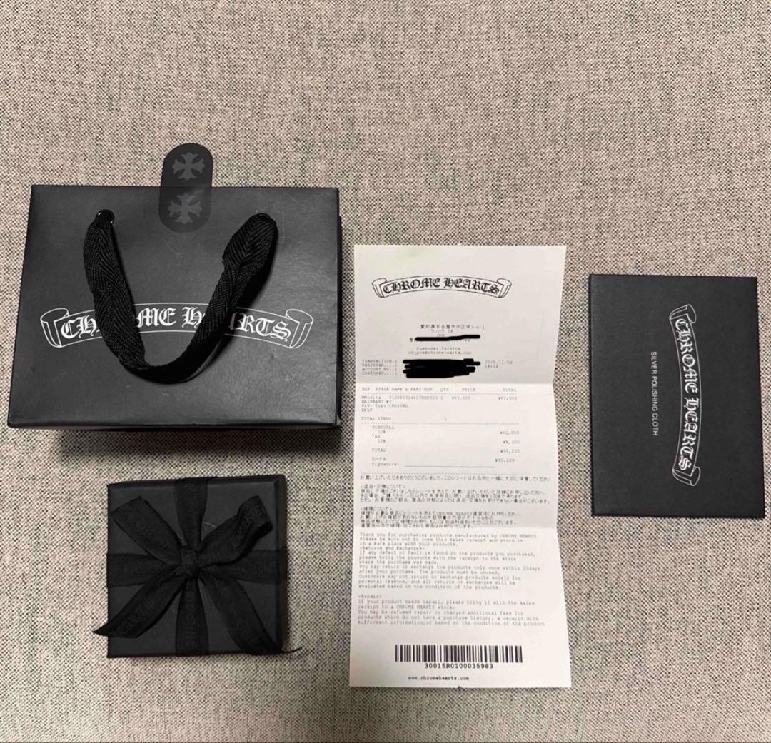 クロムハーツ HAIRBAND/クロスボールボタンヘアゴム シルバーコンチョ