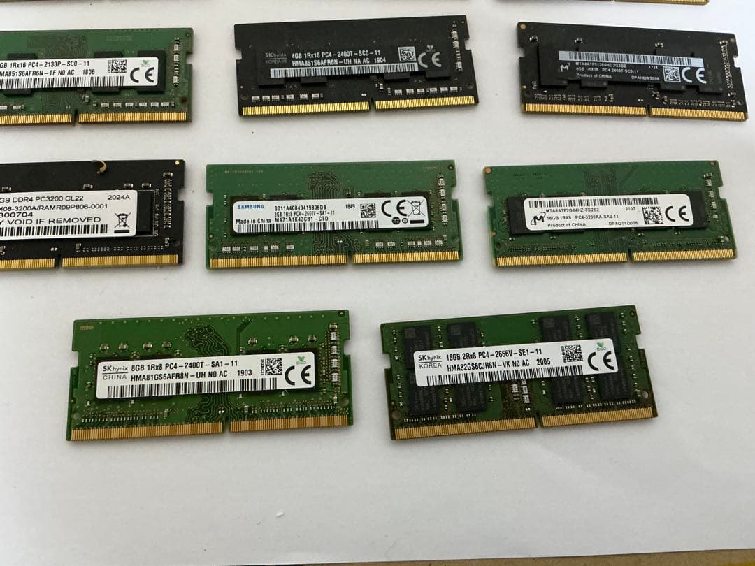 ノートPC★DDR4　★まとめて11枚セット