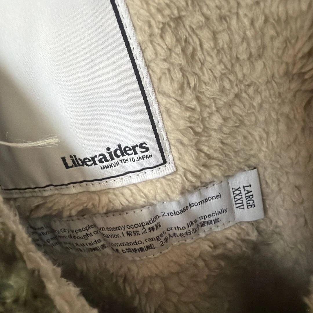 トップス LIBERAIDERS / BANDANA PILE FLEECE HOODIE