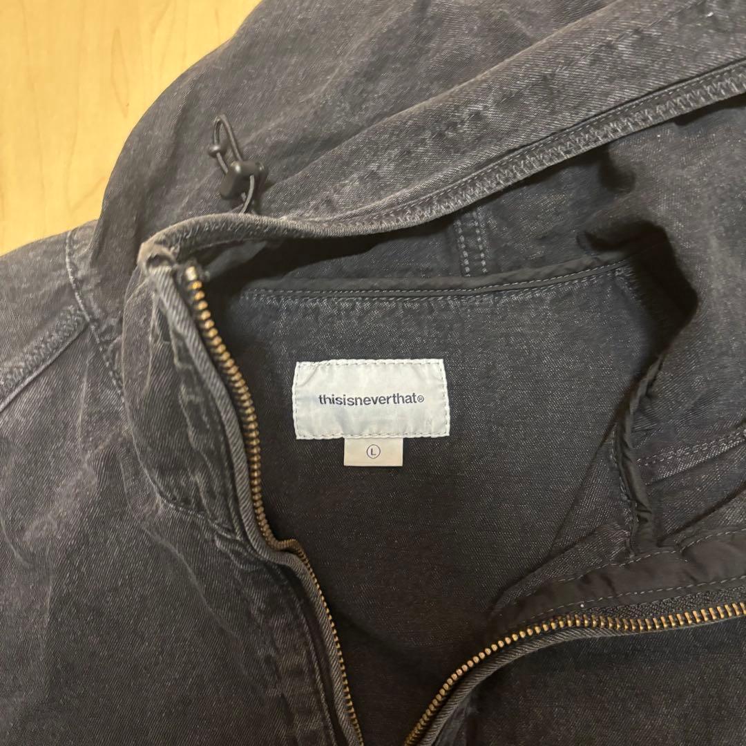 thisisneverthat anorak jacket black パーカー