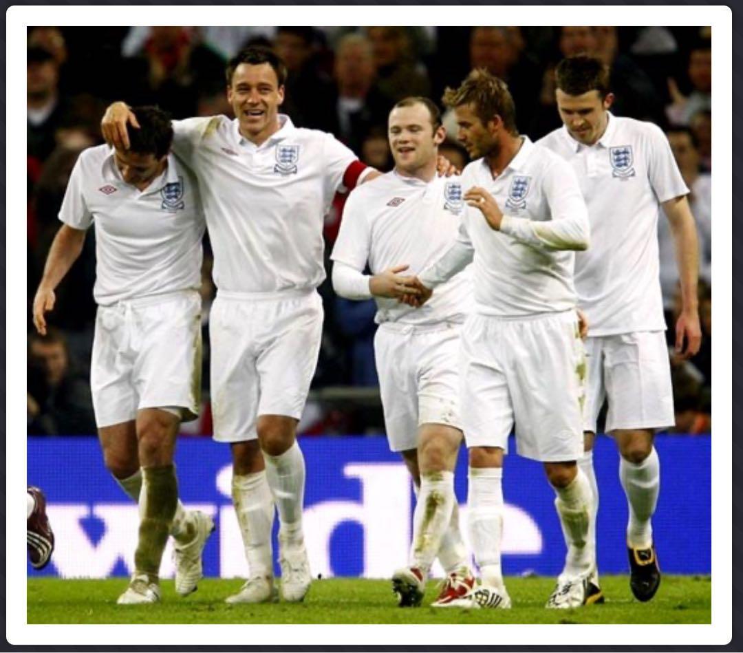 【非売品】イングランド代表09年 スロバキアテストマッチ用 Sz.42 No.9