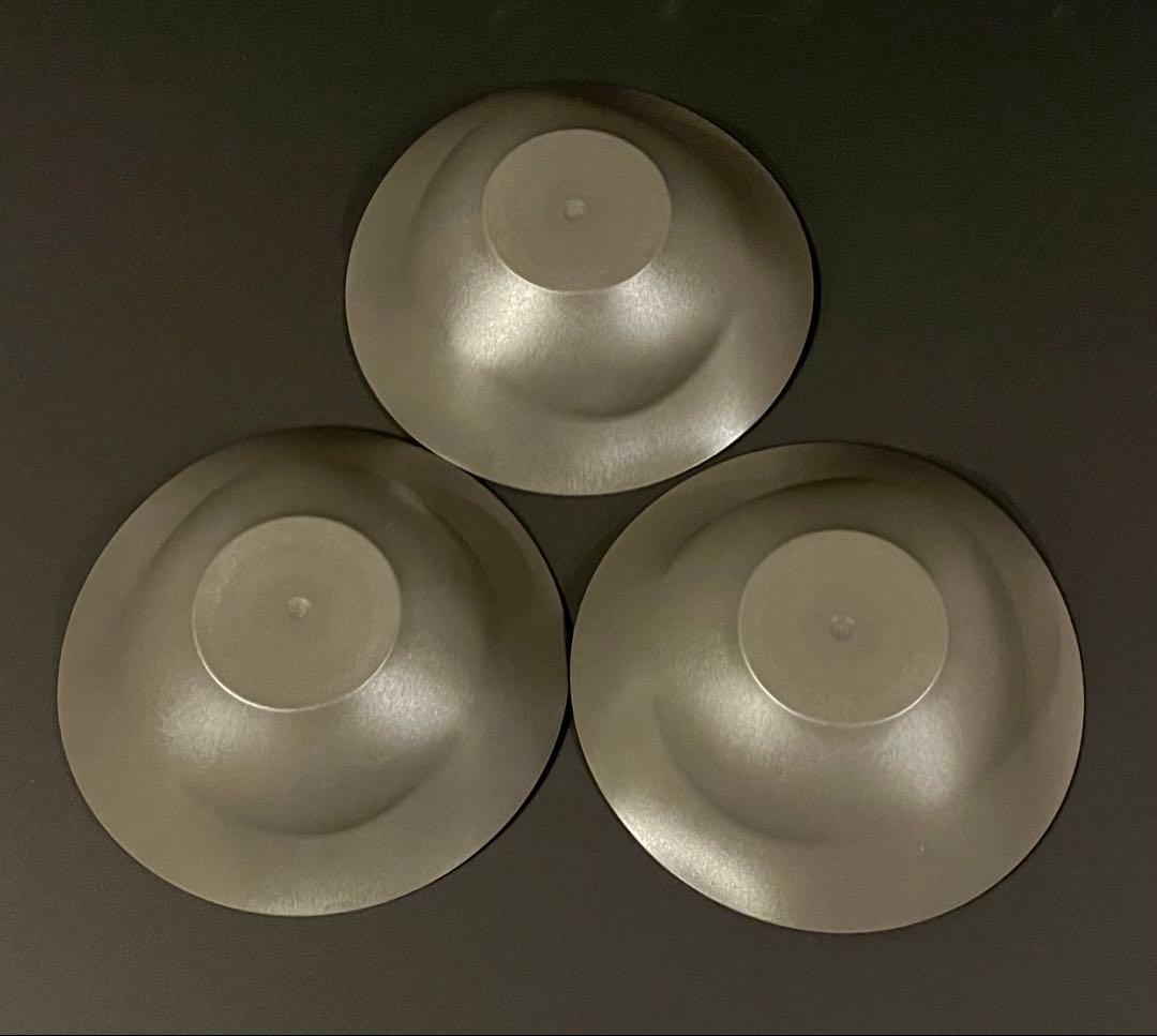 ARAS 深鉢ミルー グレー　3枚セット