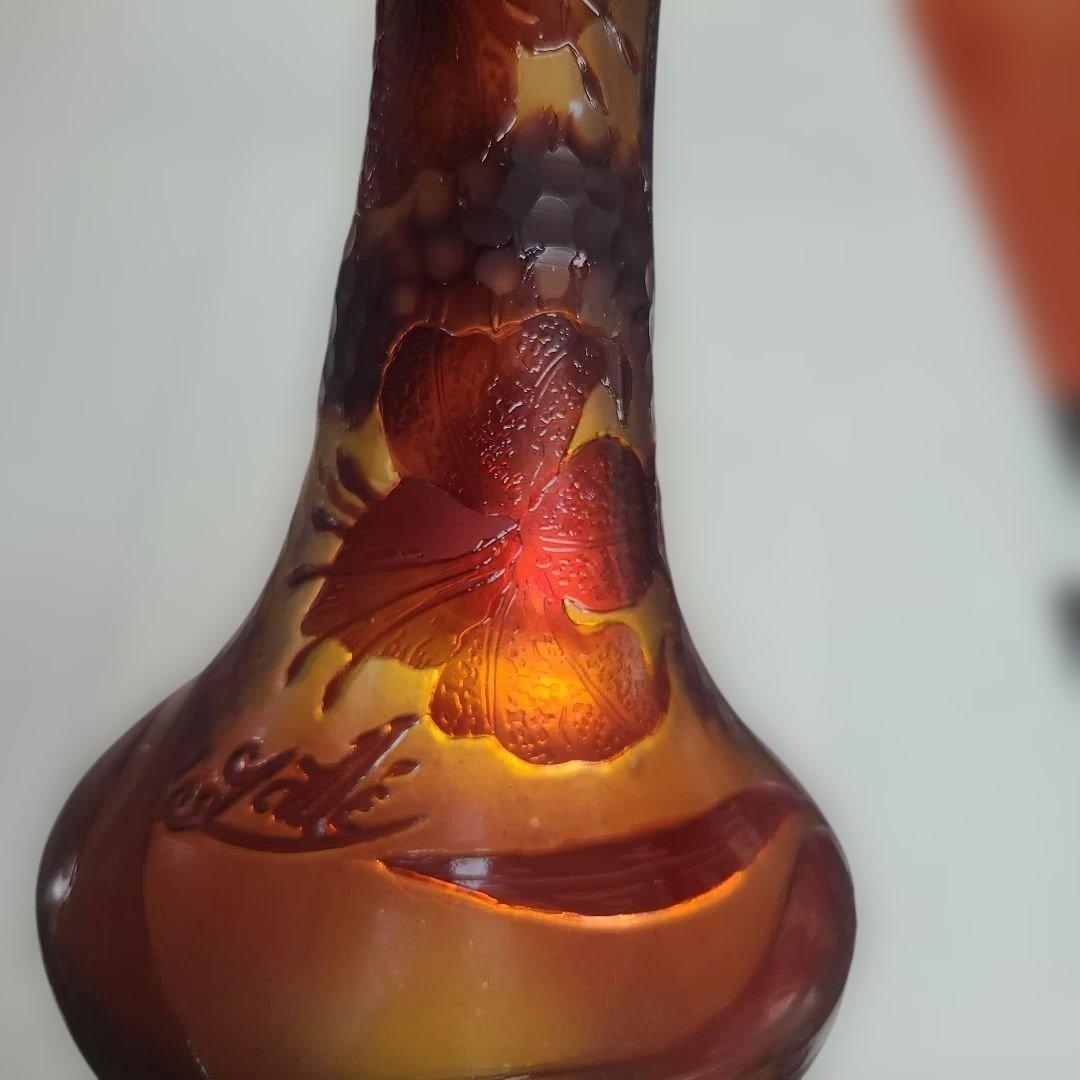 エミール・ガレ「花瓶」アンティーク