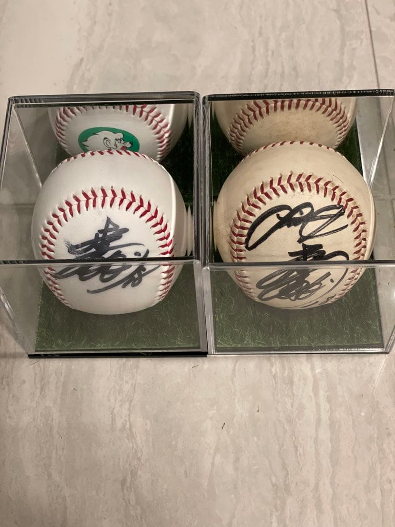 松坂大輔　直筆サインボール　２個