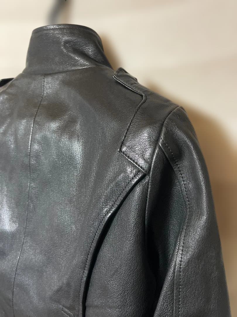 12/19お値下《美品》ハウト　シングルレザーライダース（ノーカラー）