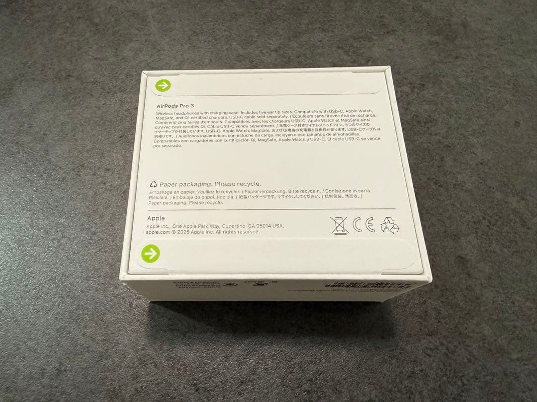 【新品未開封】Apple AirPods Pro3 本体