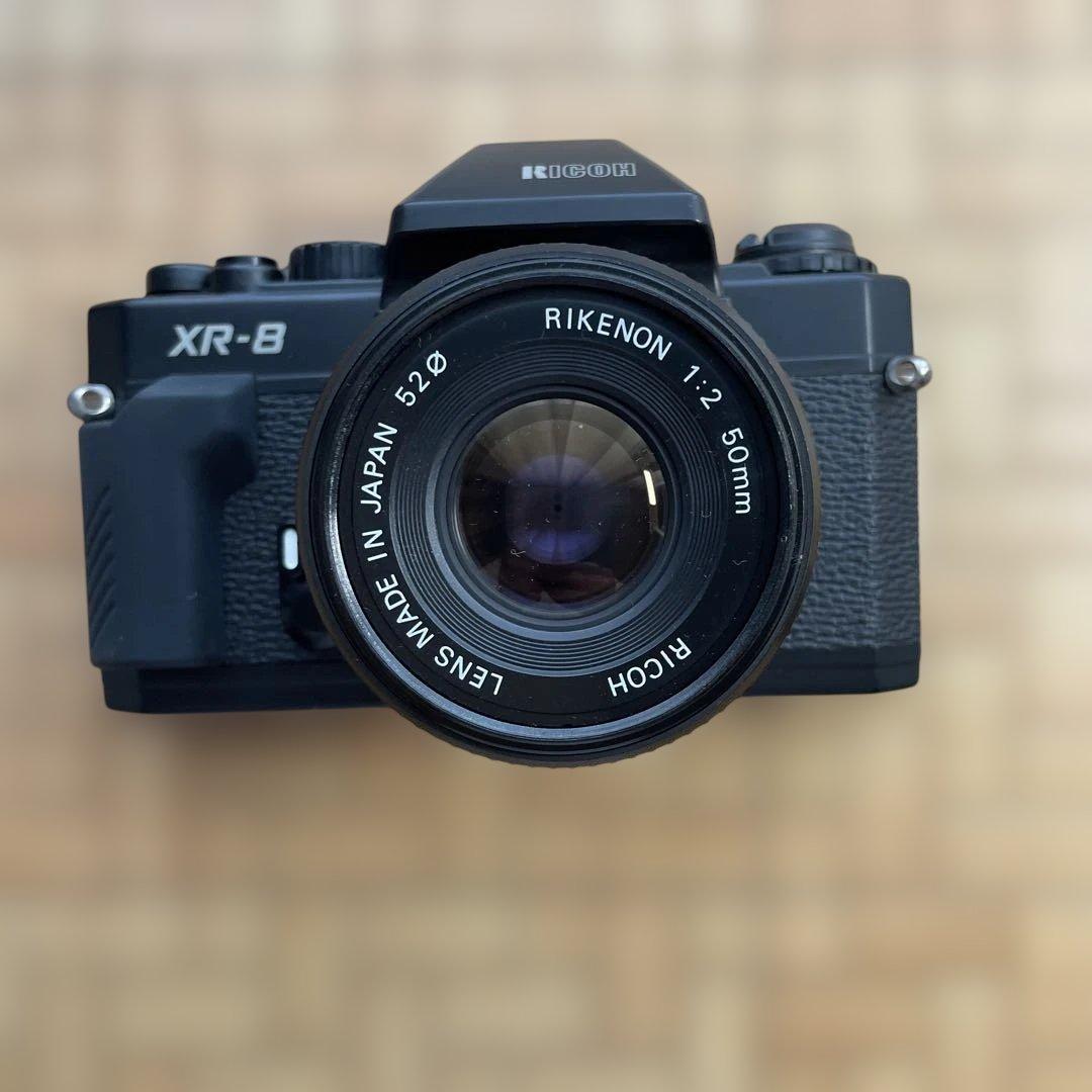美品 RICOH XR-8 フィルム一眼 箱付 RIKENON 50mm F2