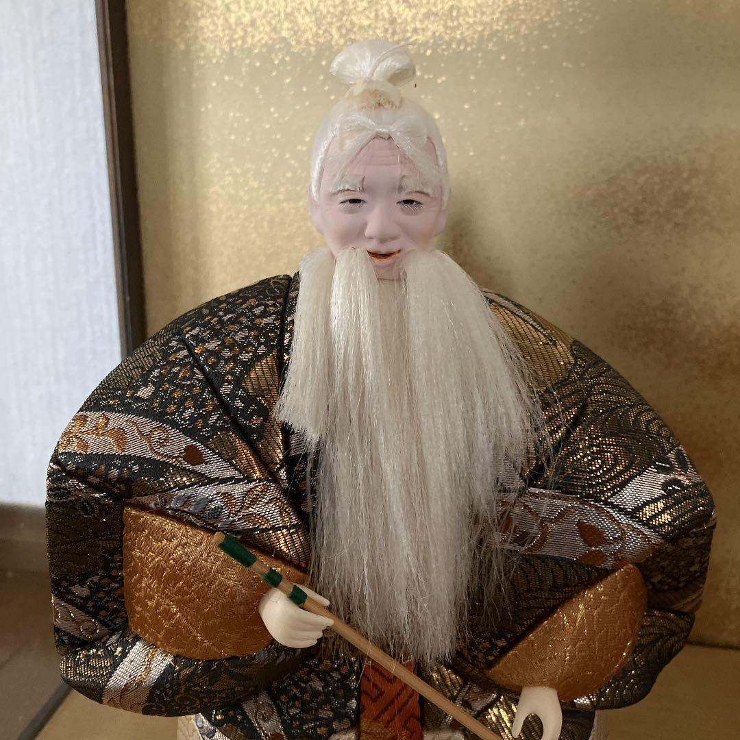 純金高砂 共白髪 縁起物 高砂人形