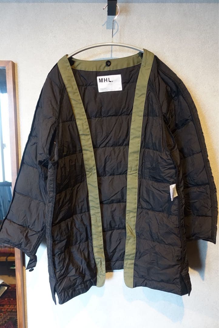MHL. ロングコート カーキ　マーガレットハウエル