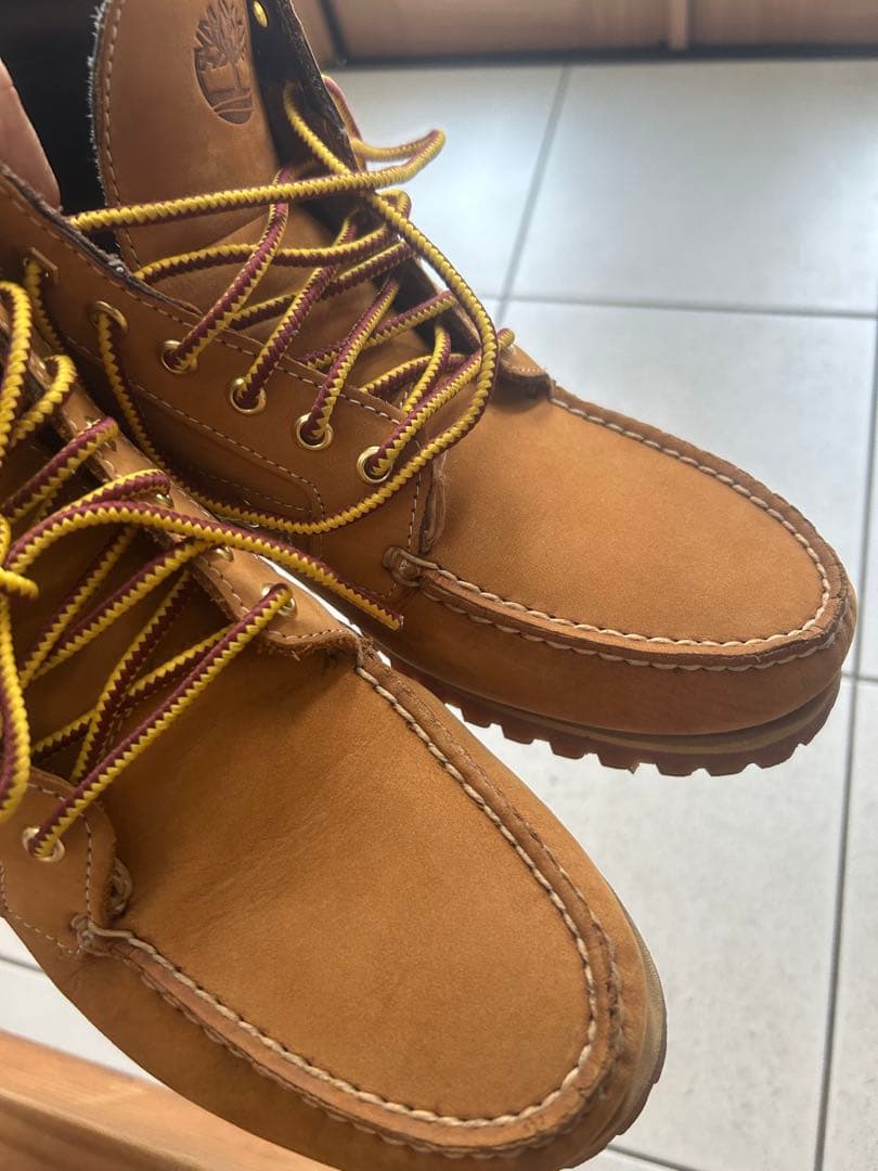 Timberland ブラウン モカシンブーツ US 9.5