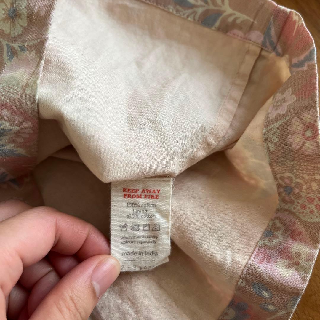 apolina 花柄サロペット2-3y