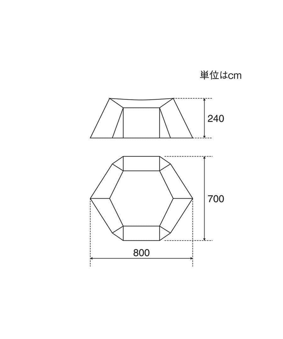 【スノーピーク】65周年記念 ランドベース 6 Pro. グレー TP-656