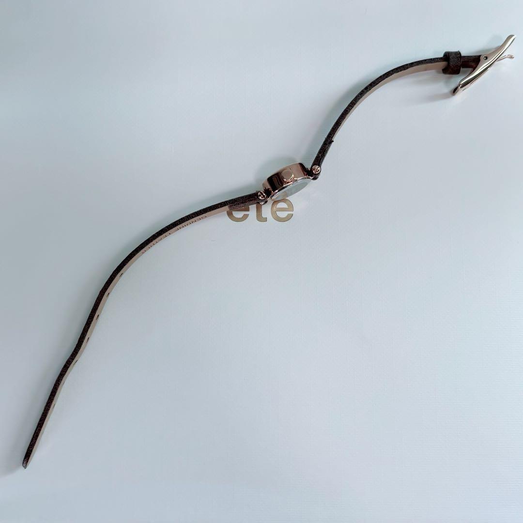 ete ダイヤモンド サークルフェイス ウォッチ