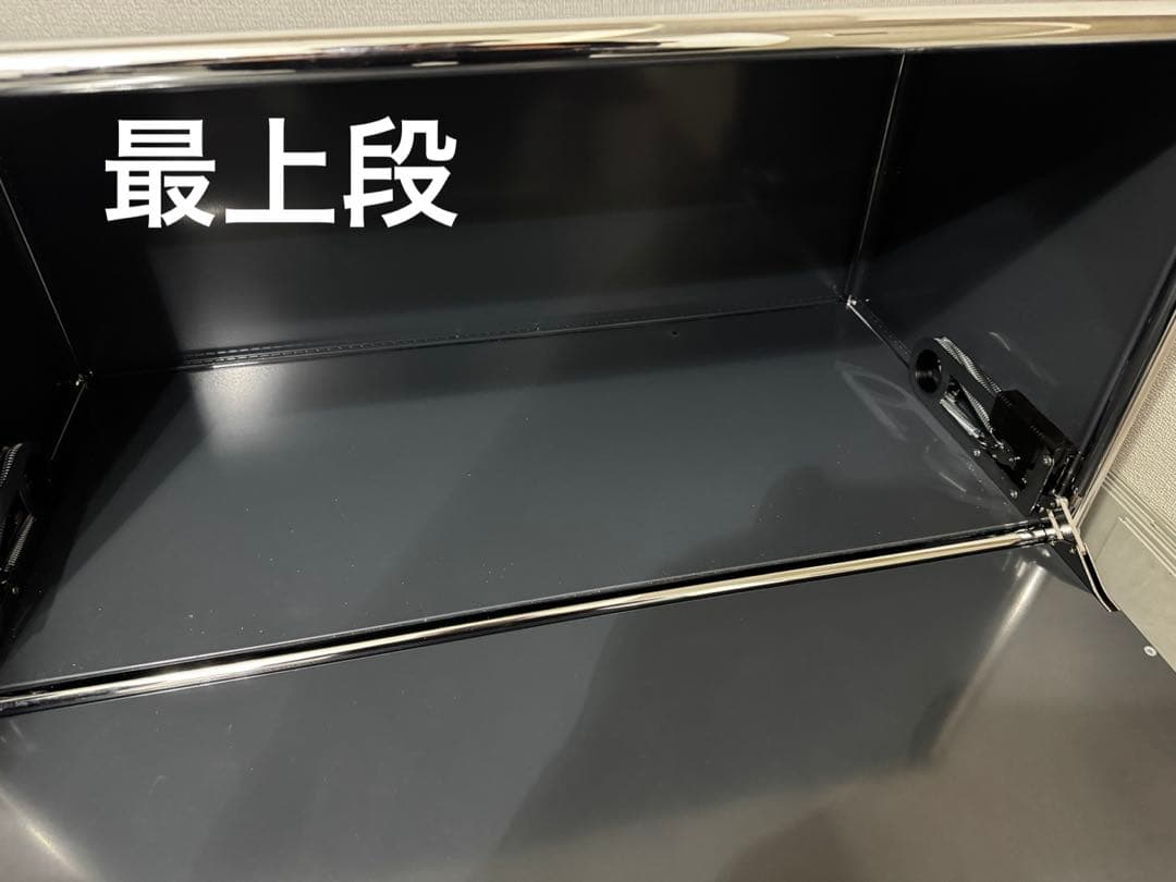 USMハラー キャビネット 3段ドロップダウンドア　アントラサイト