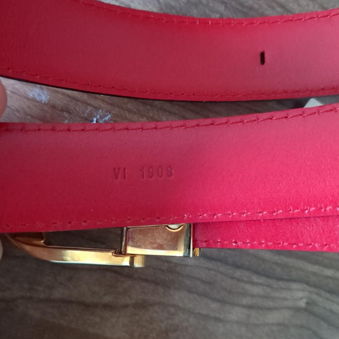 ルイヴィトン エピ　サンチュール　クラシック　ベルト　M6833Q　レッド