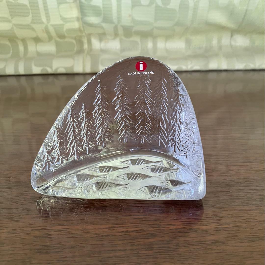 【美品】/イッタラ Ahti/アハティ ペーパーウェイト(置物)