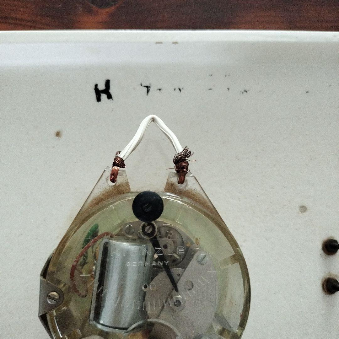 ドイツ　kienzle キンツレ　陶器の掛け時計　アンティーク　ビンテージ