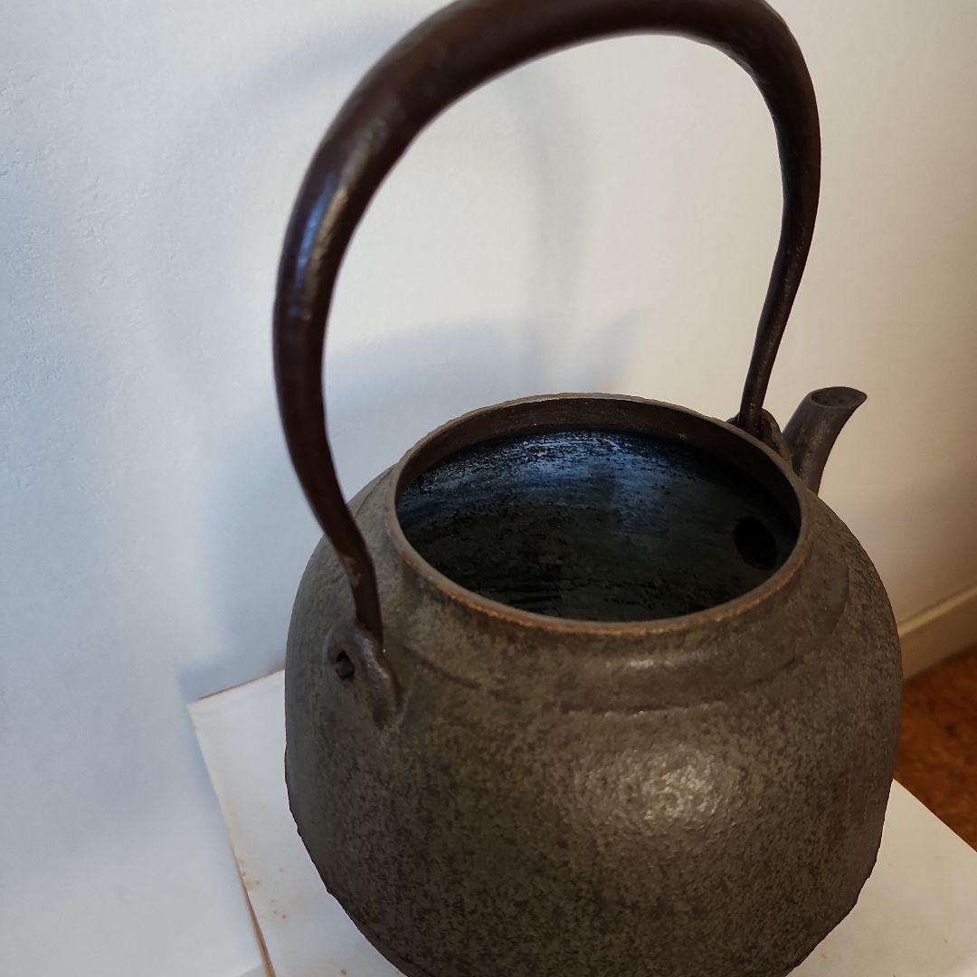 真形鉄瓶8号　菊地政光