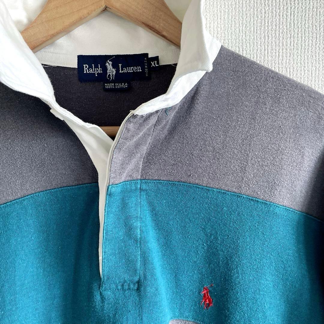 希少オールド　RALPH LAUREN ラガーシャツ 80s 90s USA製