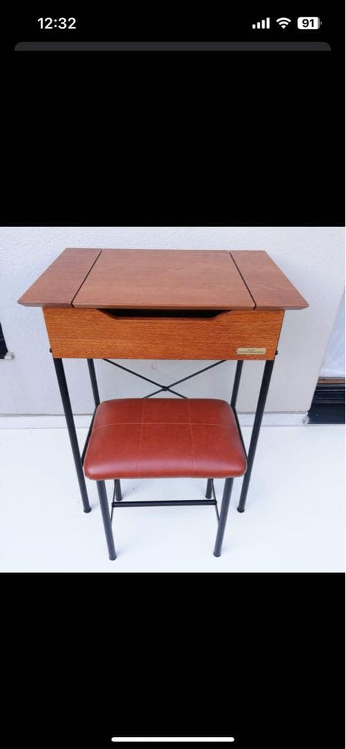 【新品】niko and... ドレッサー スツール付き リビングテリトリ