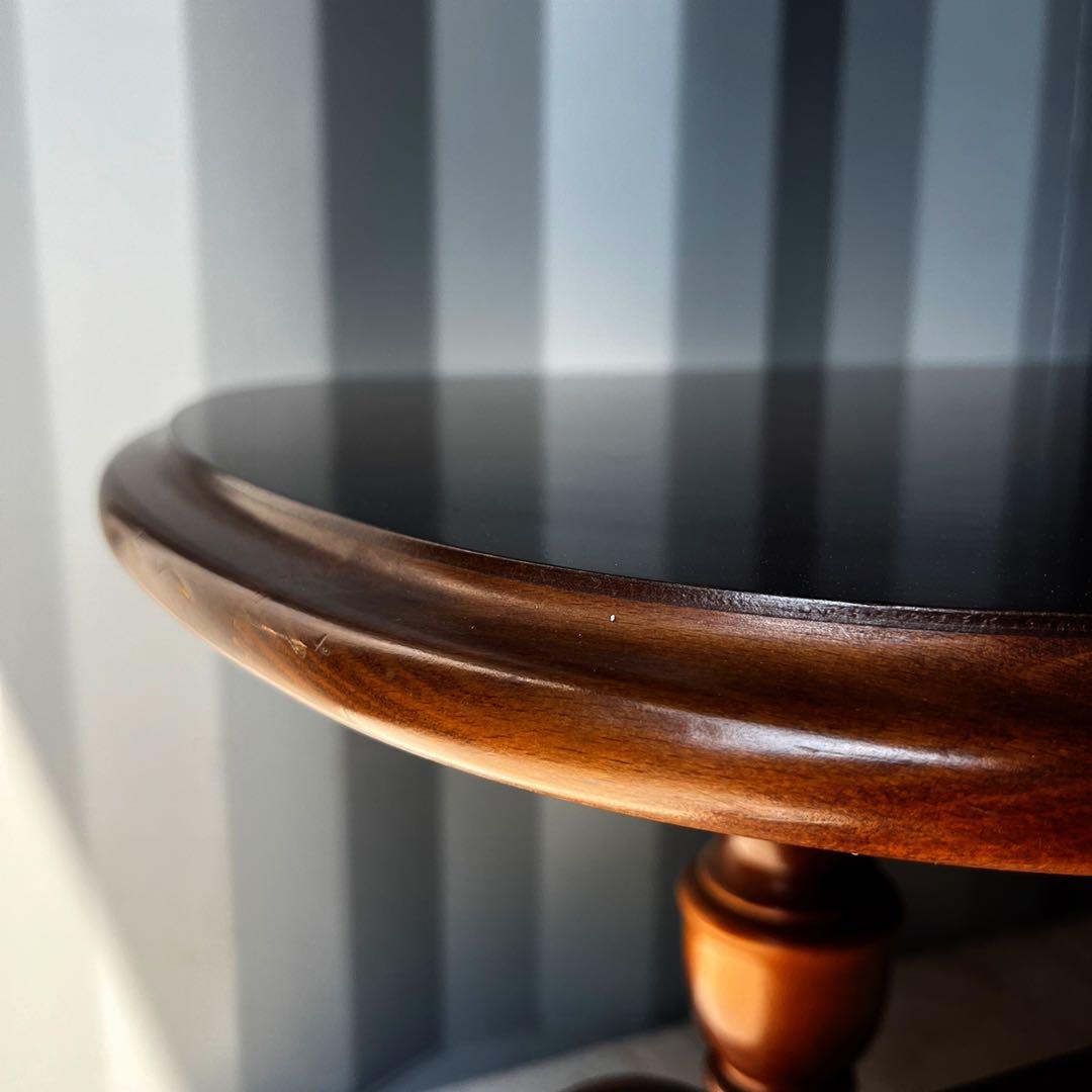 取付無料！カリモク コロニアル TC4010 天然木楕円形センターテーブル✨