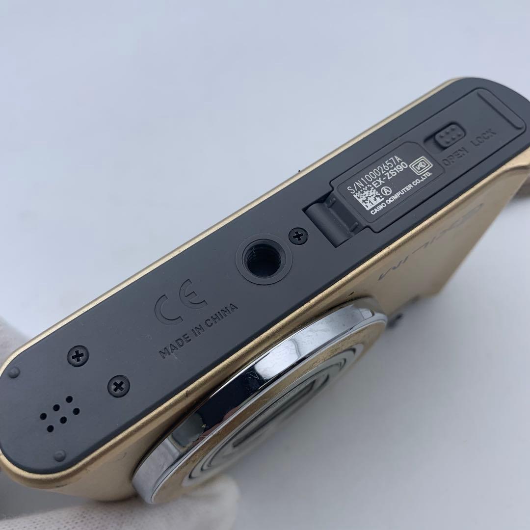 CASIO EXILIM EX-ZS190 ゴールド コンパクトデジタルカメラ