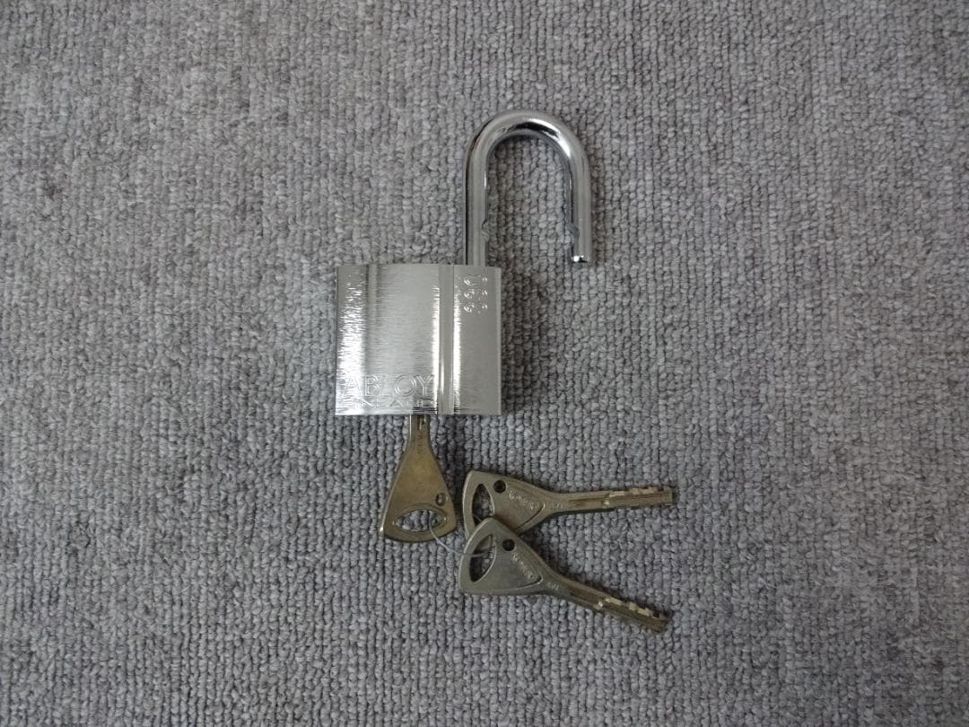 南京錠 3本鍵付き ABLOY PL330N/25
