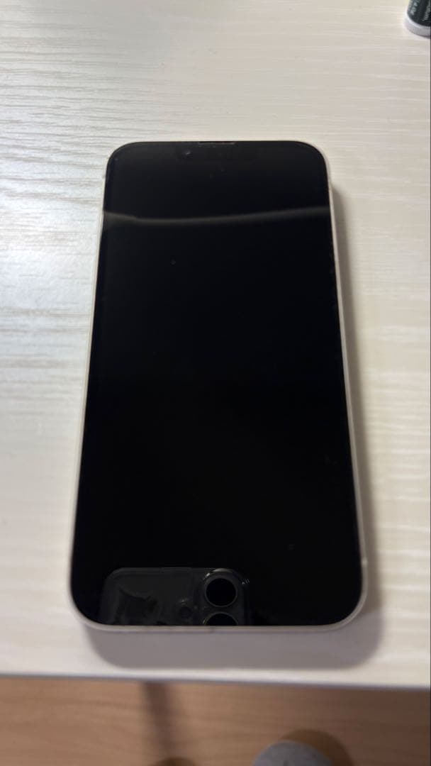 Apple iPhone 13 ホワイト 本体 カメラ破損