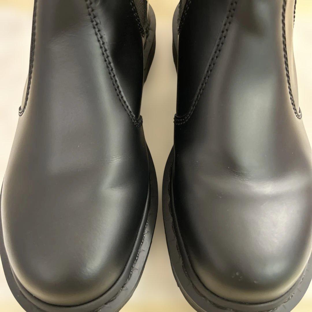 【未使用 試着のみ】ドクターマーチン ブラック サイドゴアブーツ レザー