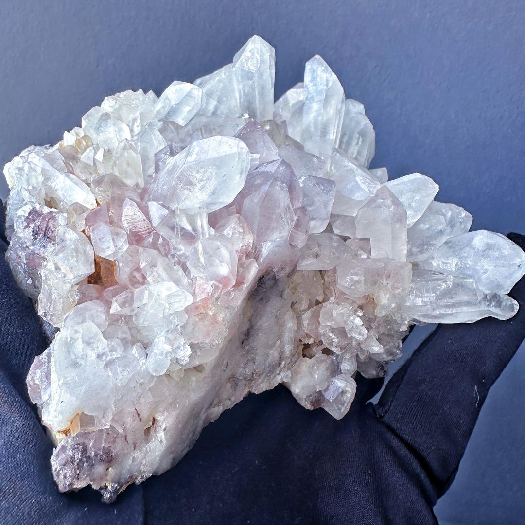 希少❗️高品質❗️超綺麗♡レインボー☆ヒマラヤ水晶 クラスター超強いパワーA1363