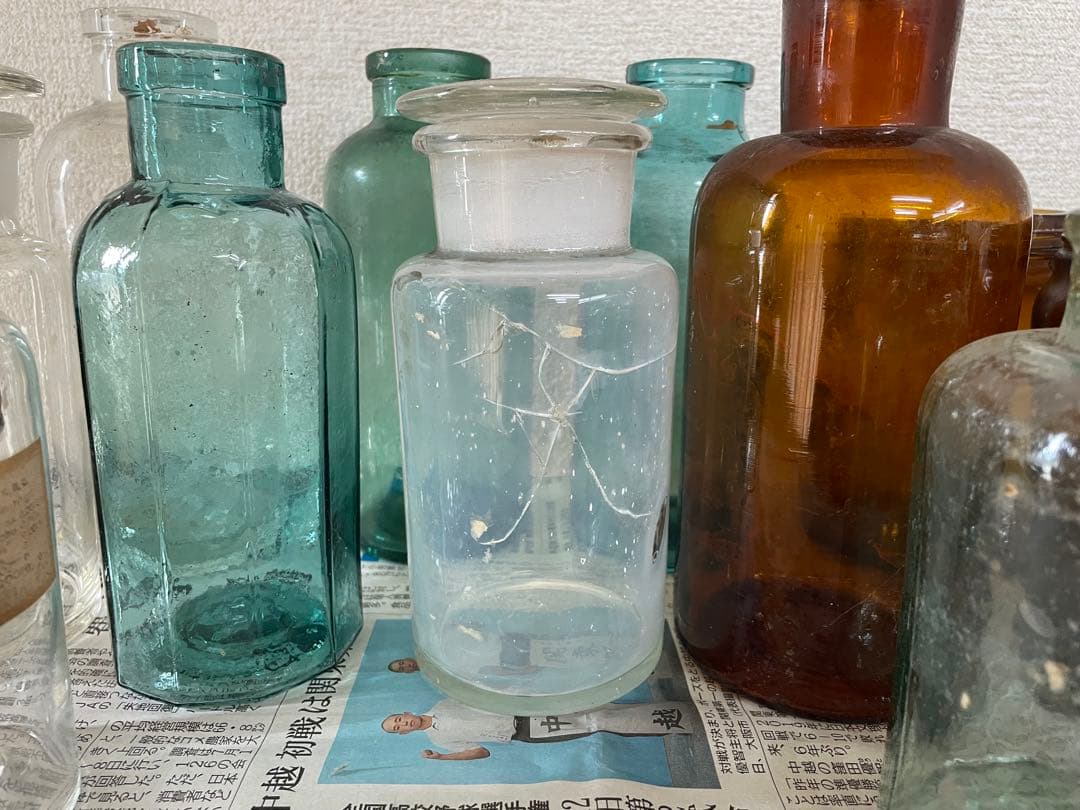 昭和レトロな薬瓶　ガラス瓶　11本セット