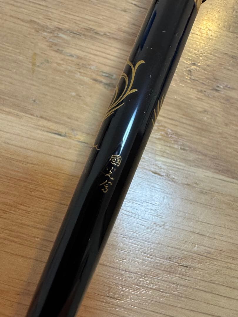 極美品 PILOT 蒔絵 國光会 万年筆 デスクペン 14K 585 M