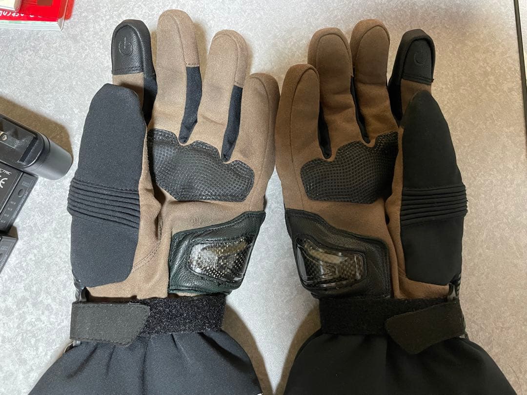 コミネ　電熱グローブ XLサイズ バッテリー2個　充電器付き