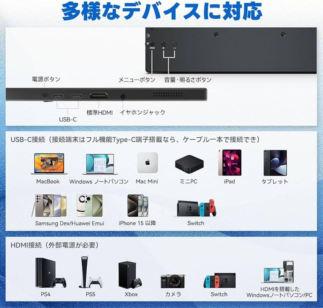 Intehill ポータブルモニター 10.5インチ　T10PA 新品未開封