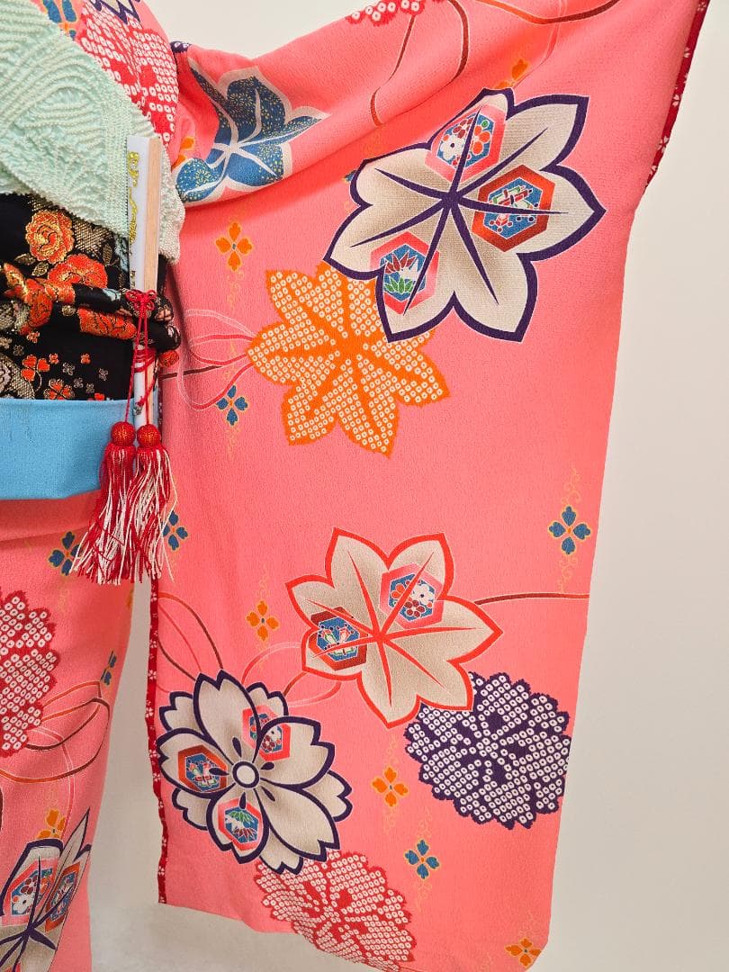 七五三　7歳　着物　セット　女の子 c88