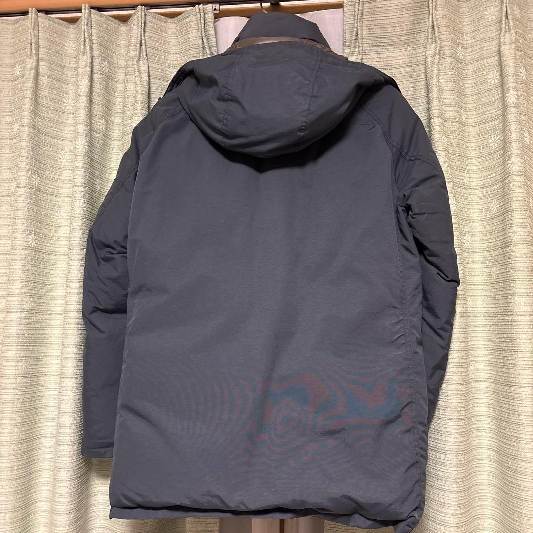 ZANTER フード付きダウンジャケット ネイビー