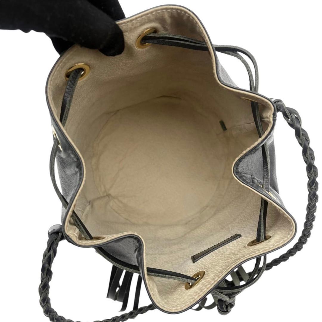 J&M DAVIDSON フリンジ カーニバル ショルダーバッグ ブラック