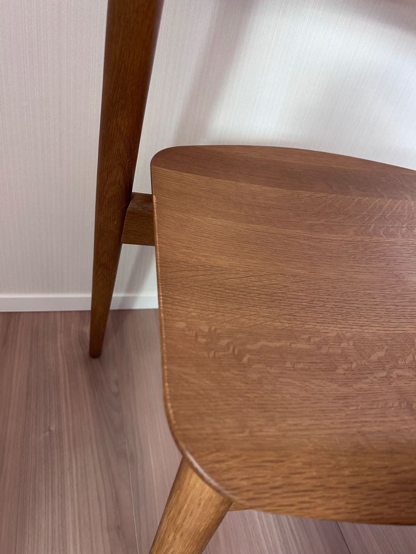 はな＊　飛騨産業 SEOTO セミアームチェア 2脚目有 N5 板座②