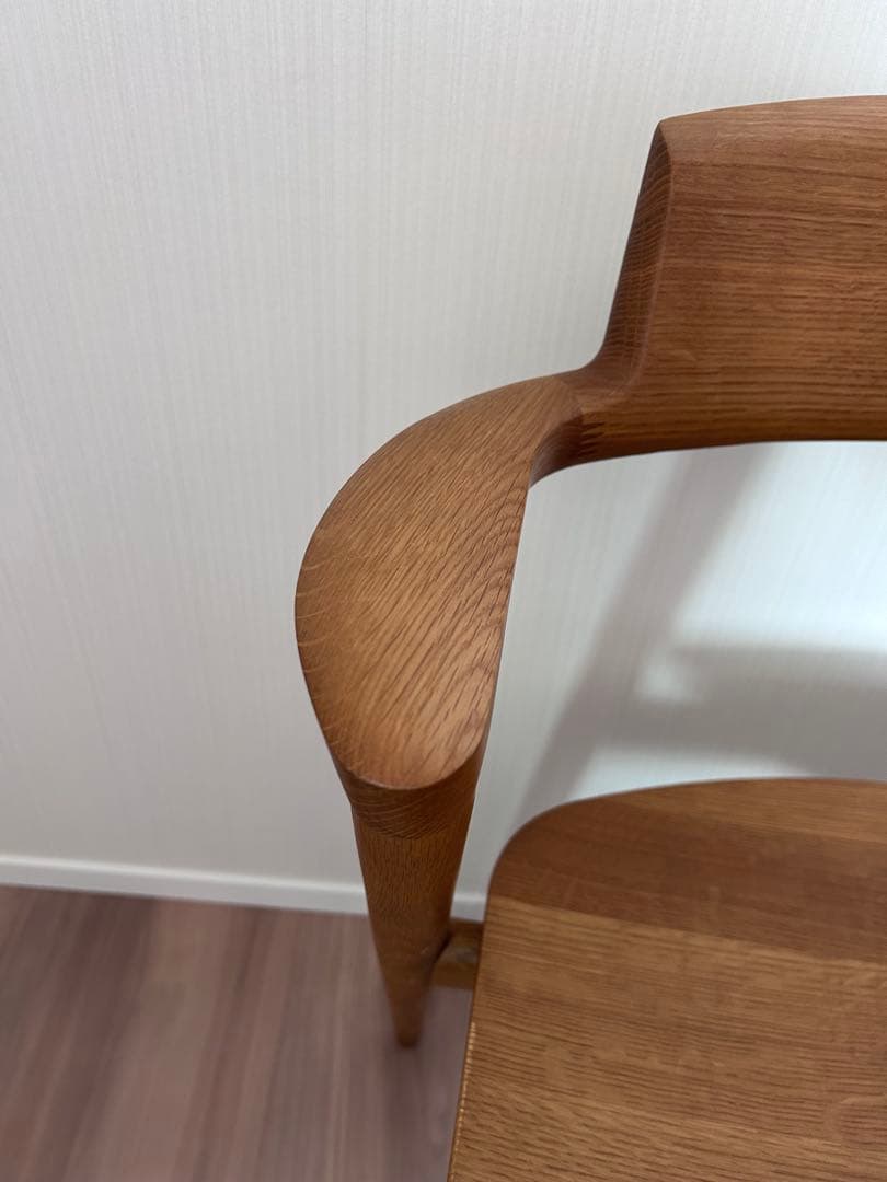 はな＊　飛騨産業 SEOTO セミアームチェア 2脚目有 N5 板座②