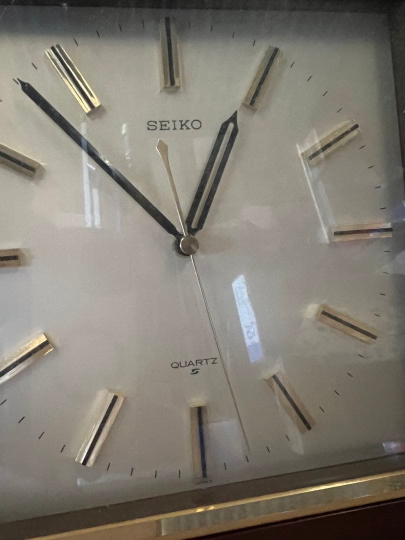 SEIKO 掛時計 木製 クォーツ