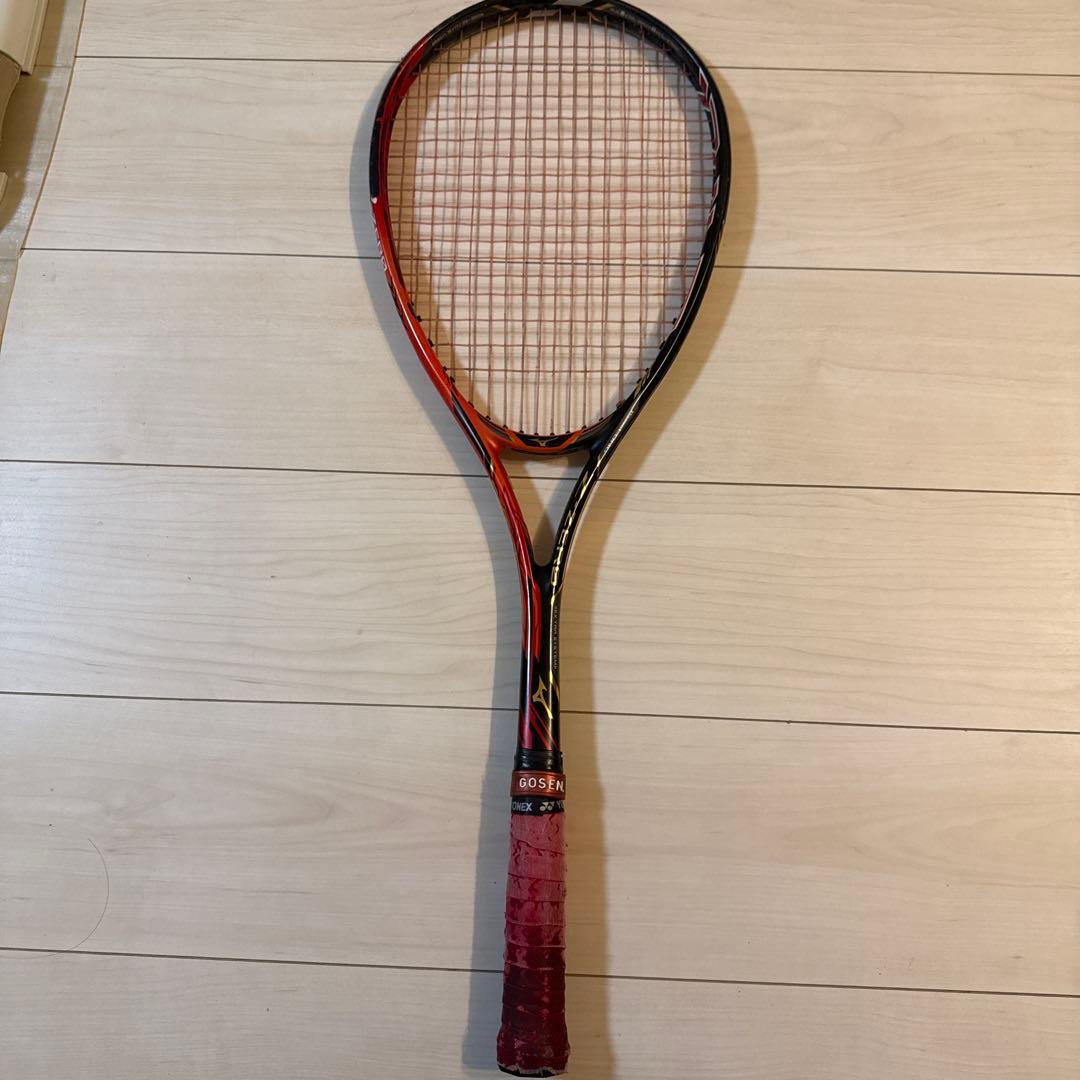 L-ZERO 軟式テニスラケット 赤/黒