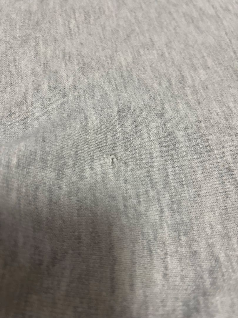 90s champion 刺繍タグ　リバースウィーブスウェットXLラバープリント