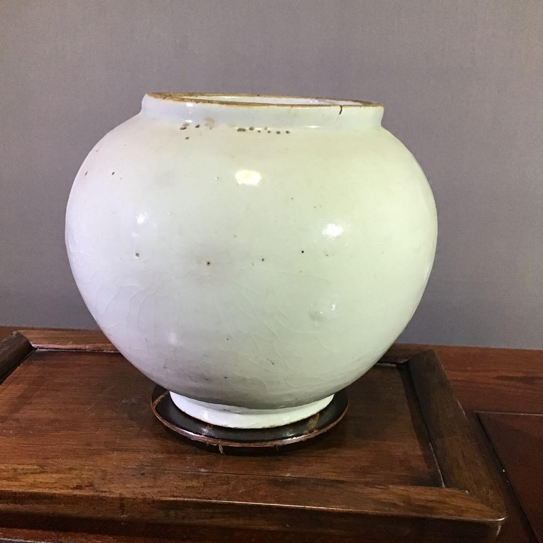 李朝　雨漏手小壺　　 No 26