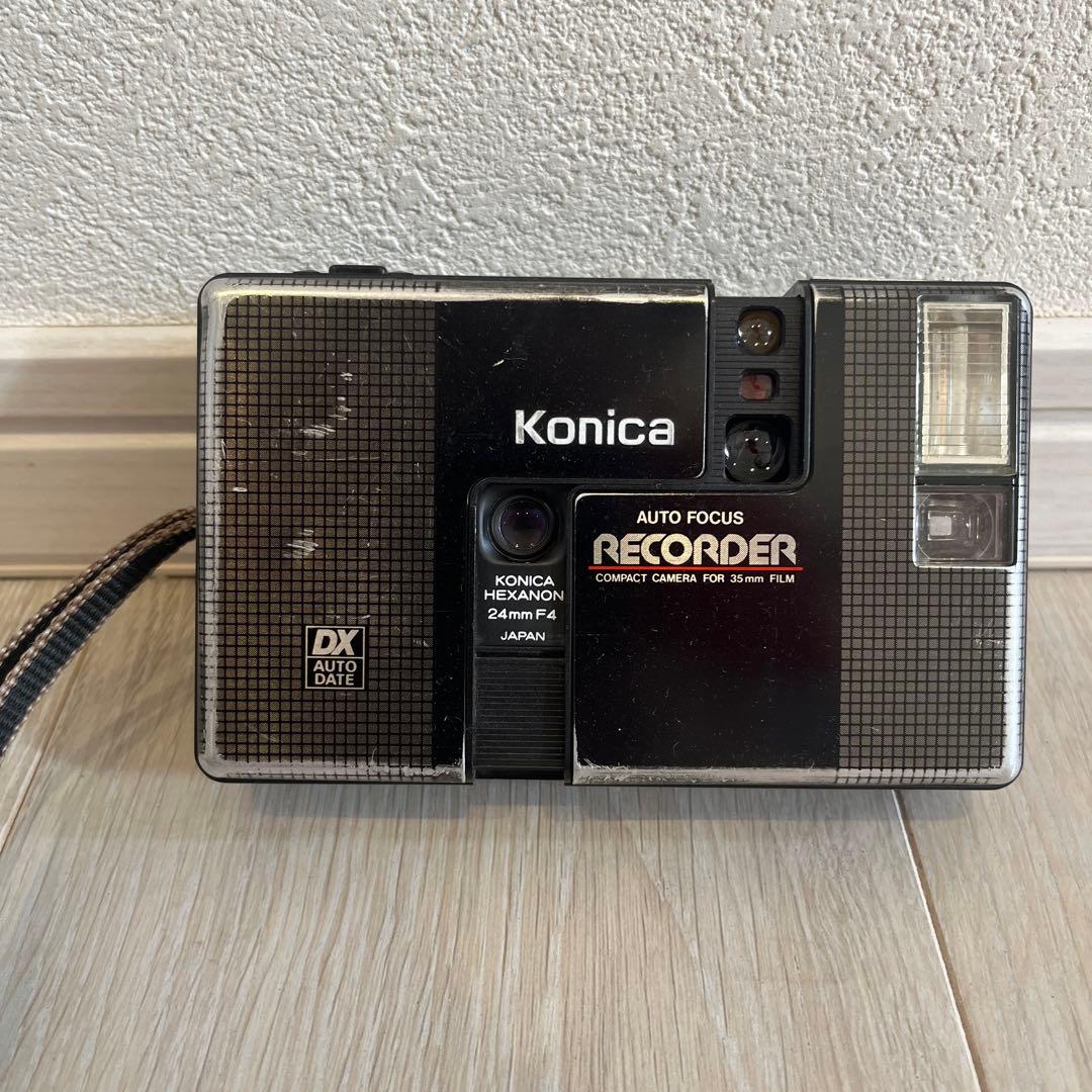 動作確認済Konica RECORDER コンパクトカメラ フィルムカメラ