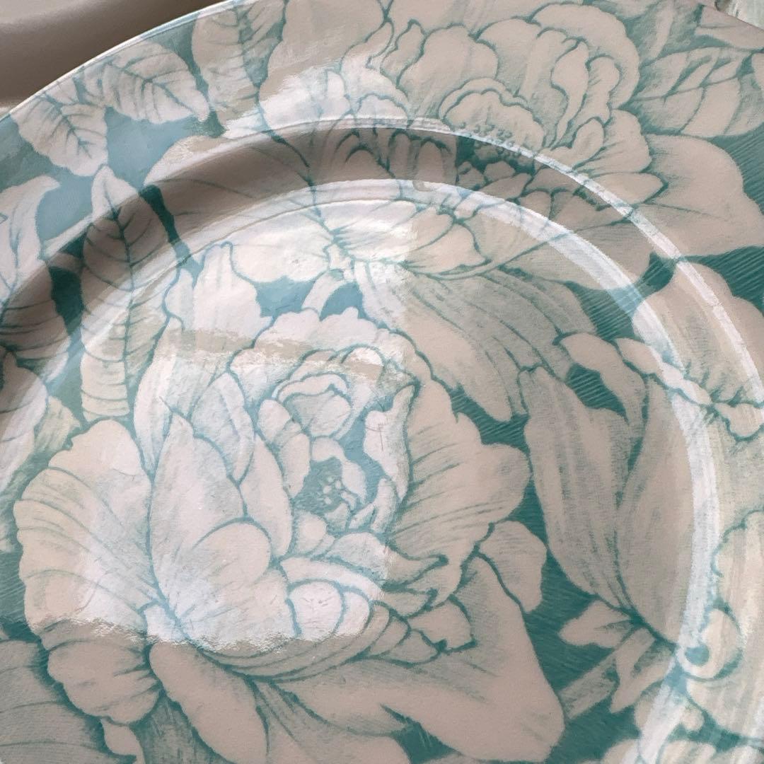 バーレイ プレート　オーデニールハイビスカス　マグカップ　キャリコプレート