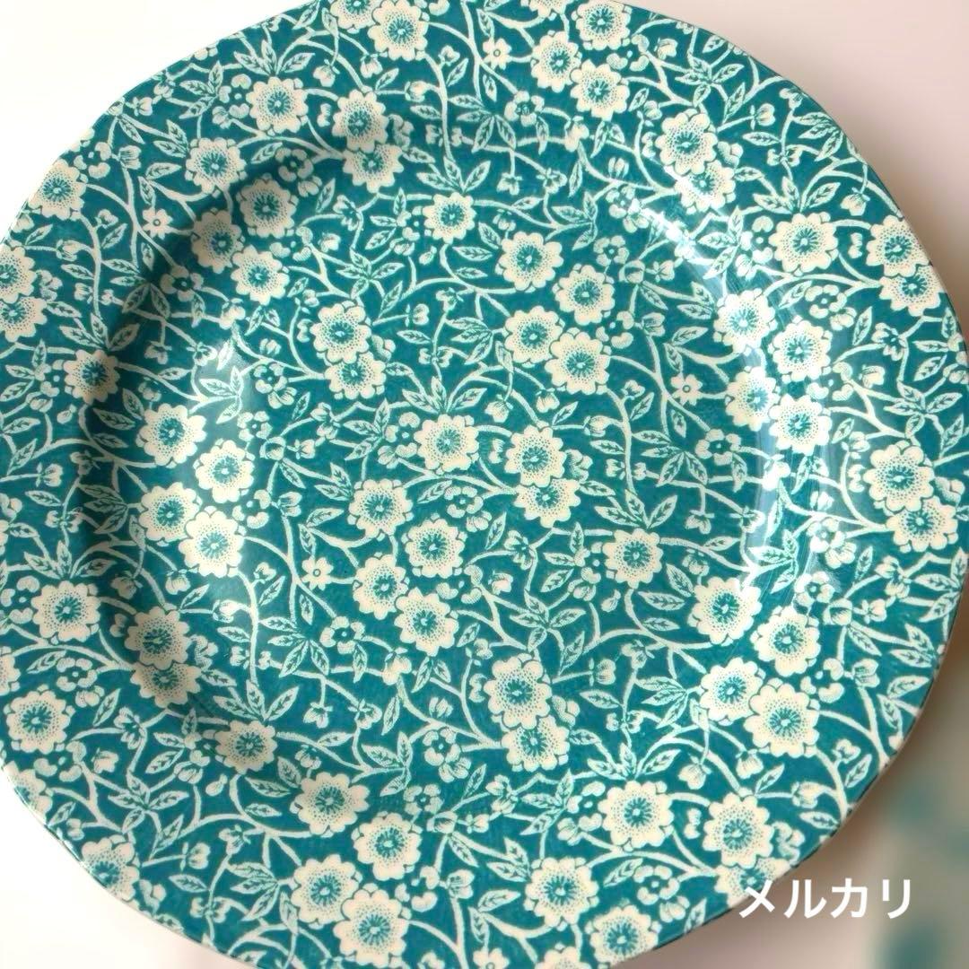 バーレイ プレート　オーデニールハイビスカス　マグカップ　キャリコプレート