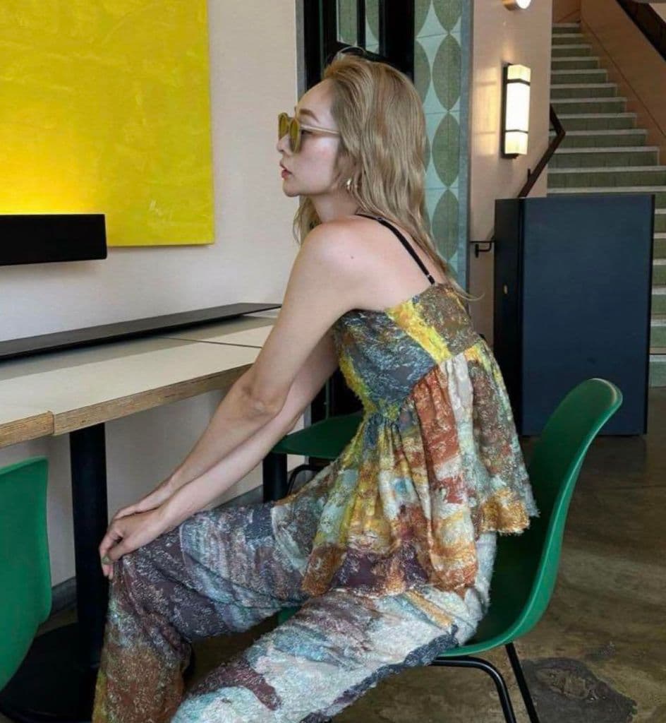 【未使用】　MEDI RACHEL FLUFFY ART CAMISOLE